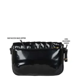 Baggit Black Textured Medium Sling Handbag image 3