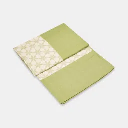 Fabindia Green & Off-White Jarul Printed Single SizeBedCover image 2
