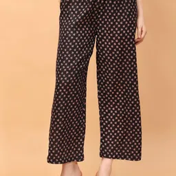 RANGRIWAZ Women Relaxed Pleated Trousers-image-35
