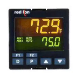 Red Lion PXU Panel Mount PID Temperature Controller, 48 x 48 mm 2 Input, 1 Output Relay, 100 - 240 V ac Supply, PXU11A20-picture-48