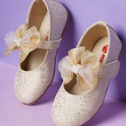 mine sole Minesole Bow EmbellishedBallerinas - Gold-picture-21
