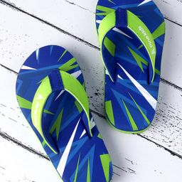 Pine Kids Printed Slip Ons Flip Flops - Blue-picture-26