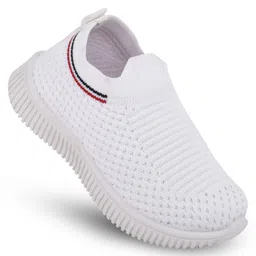 KATS Perforated Slip On Walking Shoes - White image 3