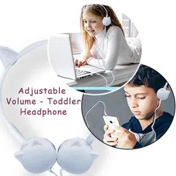 FunBlast Cute Cat themed Stylish Wired Earphone  Blue image 2