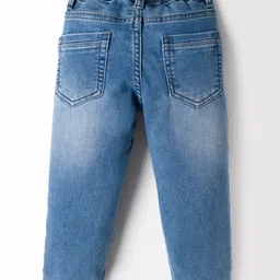 RUFF Denim Woven Full Length Washed Jeans - Blue image 2