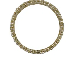 AARNAA Set Of 2 Gold-Plated Kundan Studded Bangles image 2