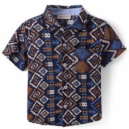 CrayonFlakes Boys Opaque Printed Casual Shirt-picture-20