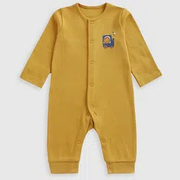 mothercare Boys Pack of 3 Printed Cotton Sleepsuit image 4