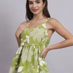 DHAKRE FASHION Women Floral Print Cotton Top-image-22