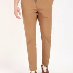 Tommy Hilfiger Men Pure Cotton Regular Fit Regular Trousers-picture-24