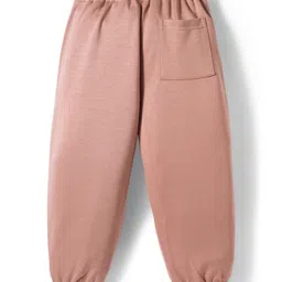 OLLINGTON ST. Knit Full Sleeves Hooded Sweatshirt & Joggers - Brown image 5