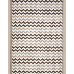 tundwal's White & Beige Printed 210 TC Pure Cotton Double Size Bedsheet Set 2.28m X 2.74m image 2