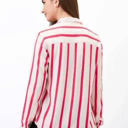 SPYKAR Red Stripes Shirt image 2