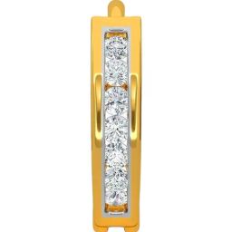 Kisna Diamond & Gold Jewellery 18k Gold & Diamond MagnoliaNosepin for Women-picture-15