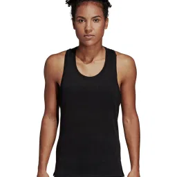 Adidas Black Round Neck Tank Top image 1