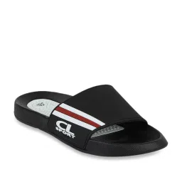 CL Sport by Carlton London Men's Black Slides image 2