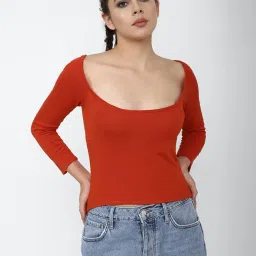 Forever 21 Red Regular Fit Top image 1