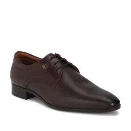 Louis Philippe Men's Brown Derby Shoes image 2