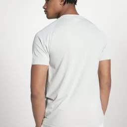 Puma Beige Regular Fit Colour Block T-Shirt image 2