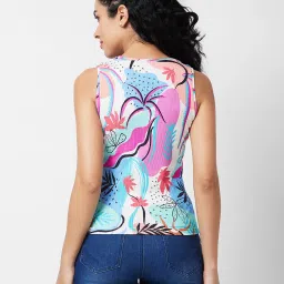 Spykar Multicolor Printed T-Shirt image 2