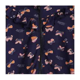 Under Fourteen Only Kids Navy Printed Full Sleeves Sweatshirt image 3