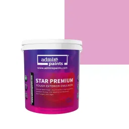 ADMIRE PAINTS STAR PREMIUM Exterior Acrylic Emulsion 20 L Capacity Twilight Pink-picture-40