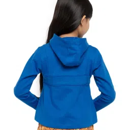 Under Fourteen Only Kids Blue Regular Fit Full Sleeves Sweatshirt image 2
