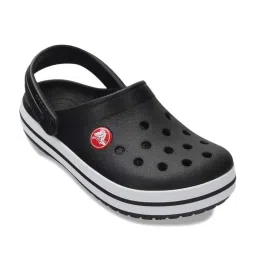 Crocs Kids Crocband Black Back Strap Clogs image 2