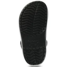 Crocs Kids Crocband Black Back Strap Clogs image 4