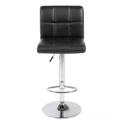 MBTC Cadbury Black Leatherette Bar Stool image 2