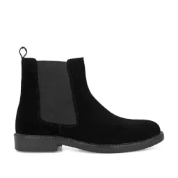 Carlo Romano Men's Black Chelsea Boots-image-20