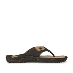 Bata Men's Brown Flip Flops image 2
