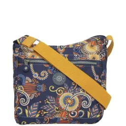 Baomi Blue Printed Medium Cross Body Bag-image-10