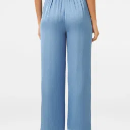 Forever New Dusky Blue Regular Fit High Rise Pants image 2