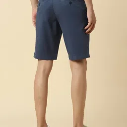 Allen Solly Navy Cotton Regular Fit Shorts image 2