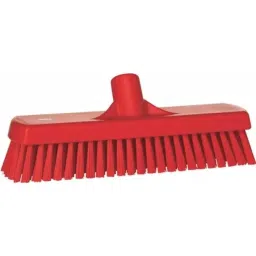 VIKAN Broom Red With Polyester, Polypropylene & Stainless Steel Bristles for Deck washer brush, 70604-image-9