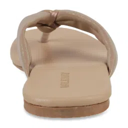 Walkway Women's Gold Thong Sandals image 5