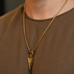 SWASHAA Gold-Plated Pendant with Chain image 1