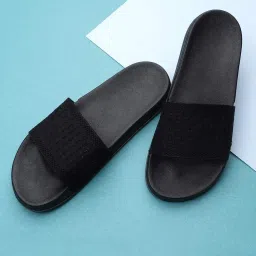 Pampy Angel Men's Black Casual Slides image 1