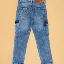 Pantaloons Junior Boys Dusk Blue Regular Fit Jeans image 2