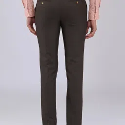 Raymond Brown Slim Fit Trousers image 2