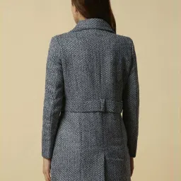 Allen Solly Grey Regular Fit Printed Jacket image 2