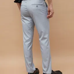 Code By Lifestyle Grey Slim Fit Trousers image 2