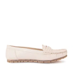 Scentra Women's Beige Casual Loafers image 1