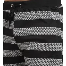 Vimal Jonney Blue & Black Regular Fit Striped Joggers - Pack of 2 image 4