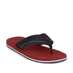 Louis Philippe Men's Navy & Red Flip Flops image 1