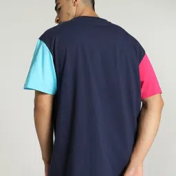 Puma Blue Cotton Regular Fit Printed Sports T-Shirt image 2