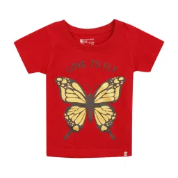 Bodycare Kids Red & Navy Cotton Printed T-Shirts - Pack of 2 (Antiviral Collection) image 4