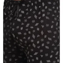 Vimal Jonney Black Regular Fit Printed Trackpants image 4