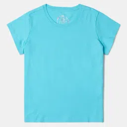 Jockey Kids Blue Radiance Cotton Solid T-Shirt-picture-19